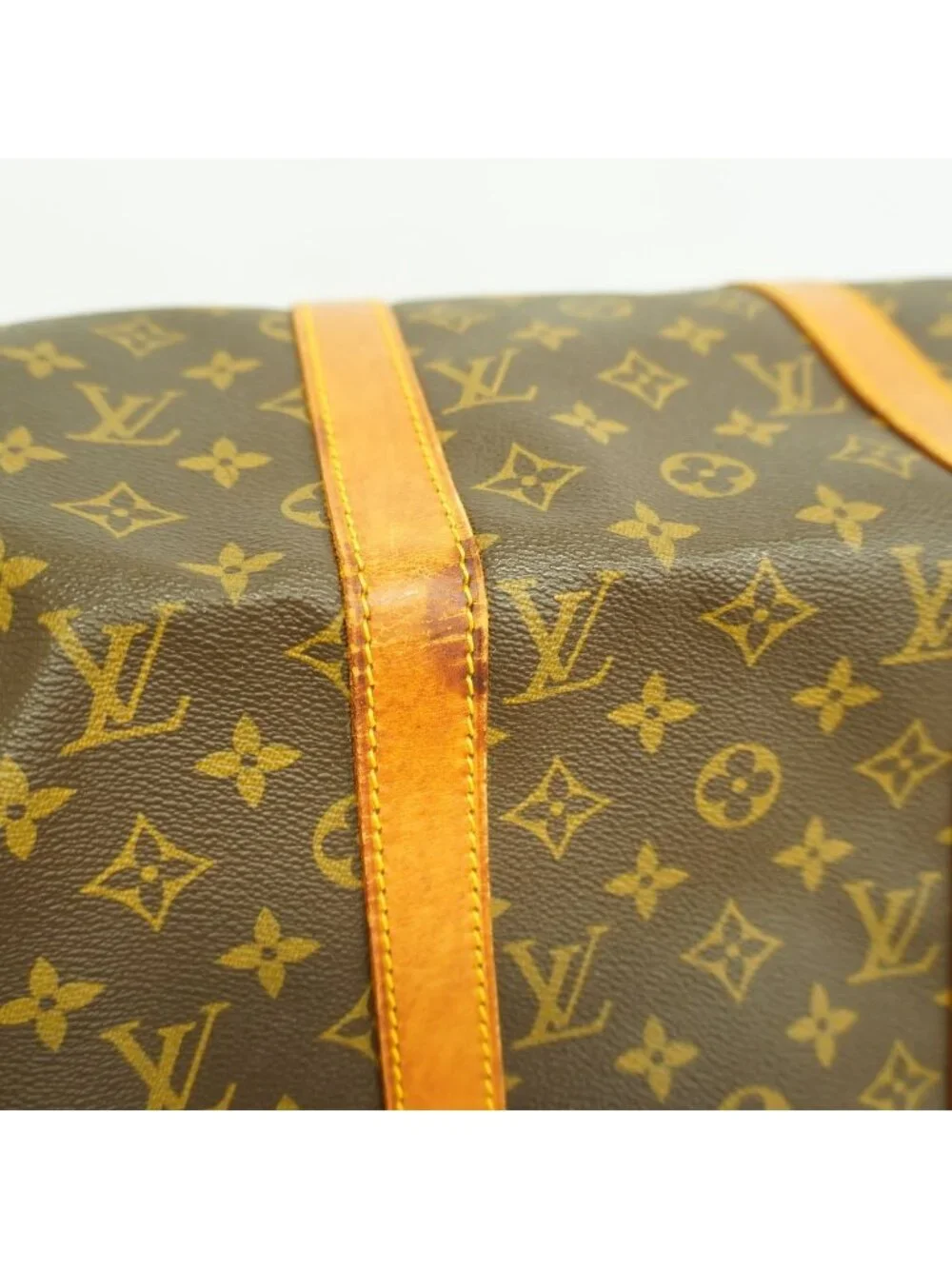 Louis Vuitton Boston Bag Monogram Keepall 50 Brown